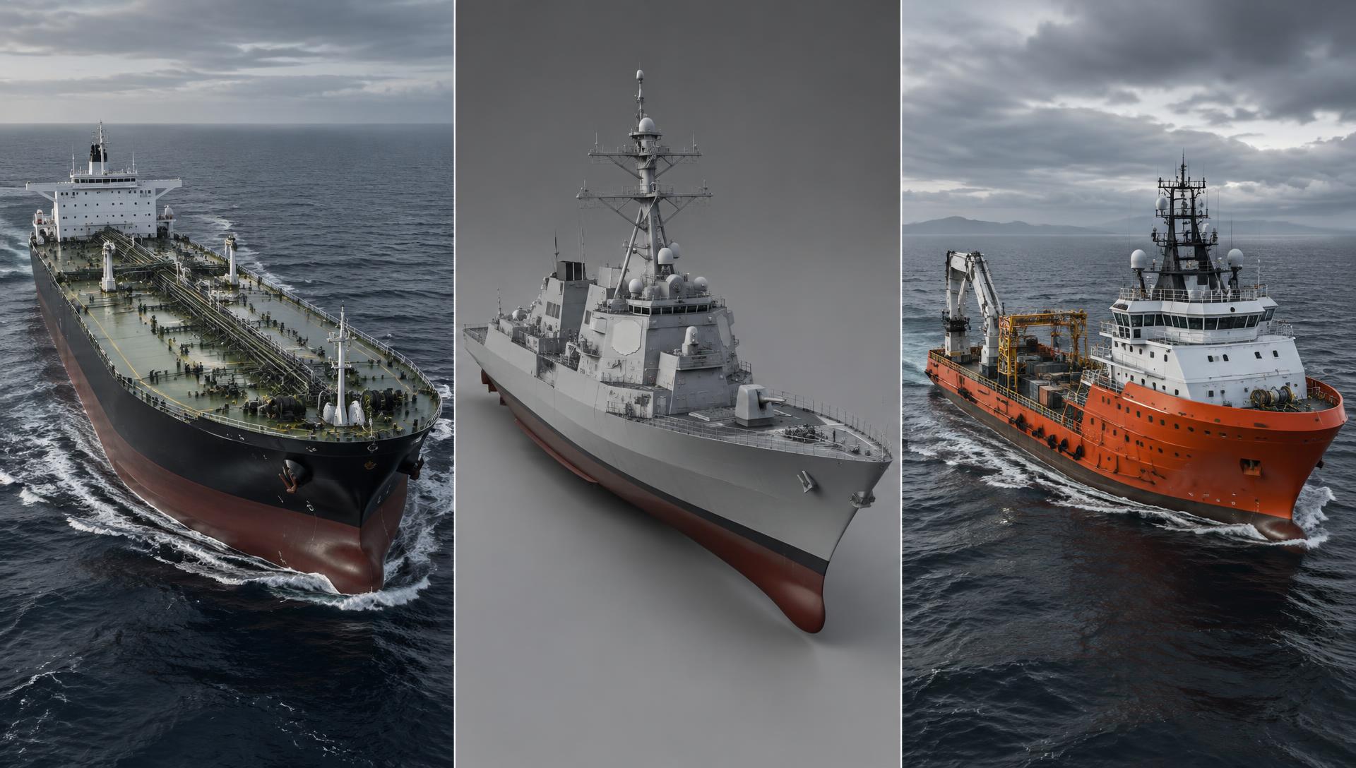 Tankers 3D vessel render